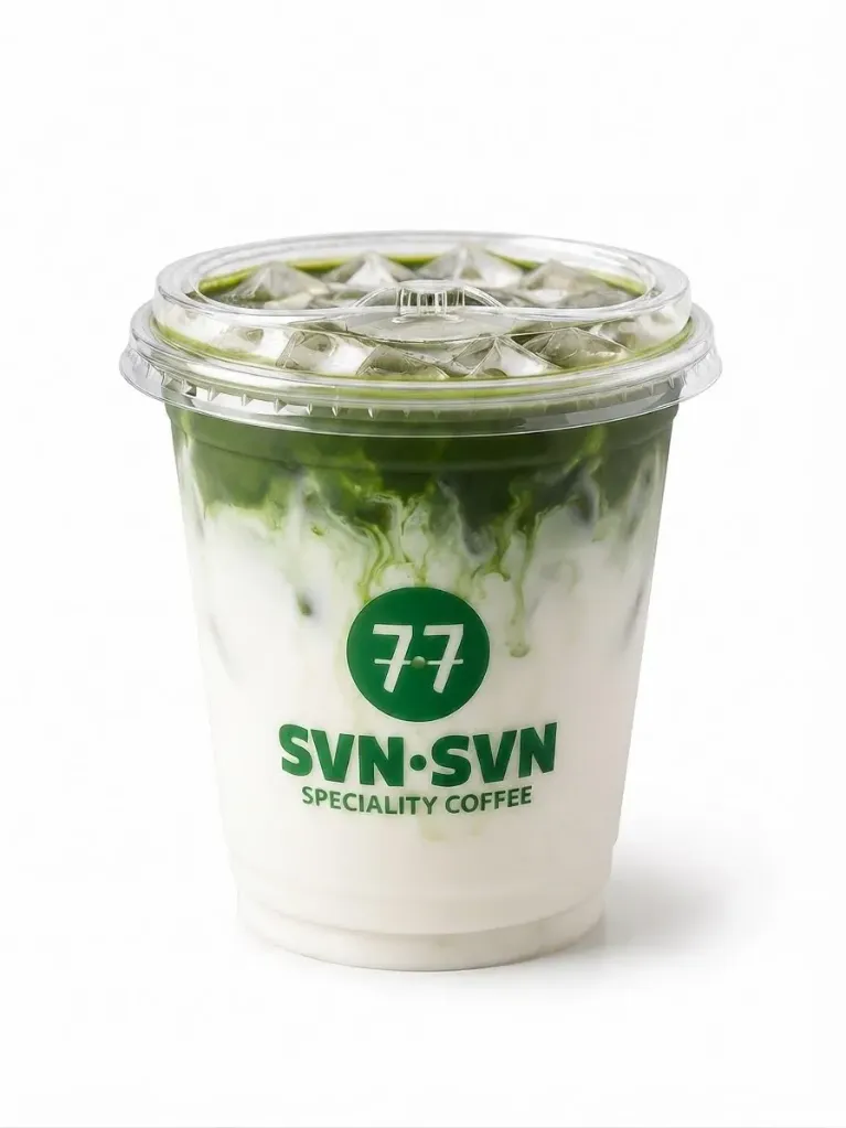 Iced Matcha Spanish Latte