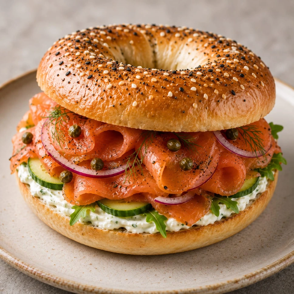 [SS0033] Salmon Bagel