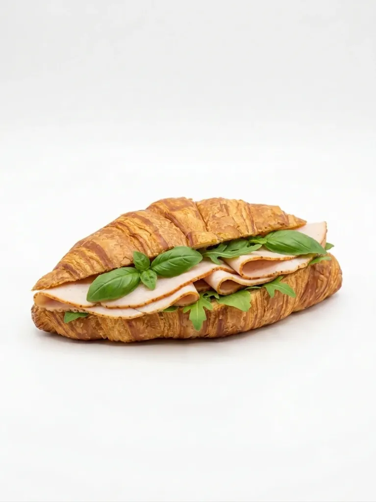 Smoked Turkey Croissant Sandwich